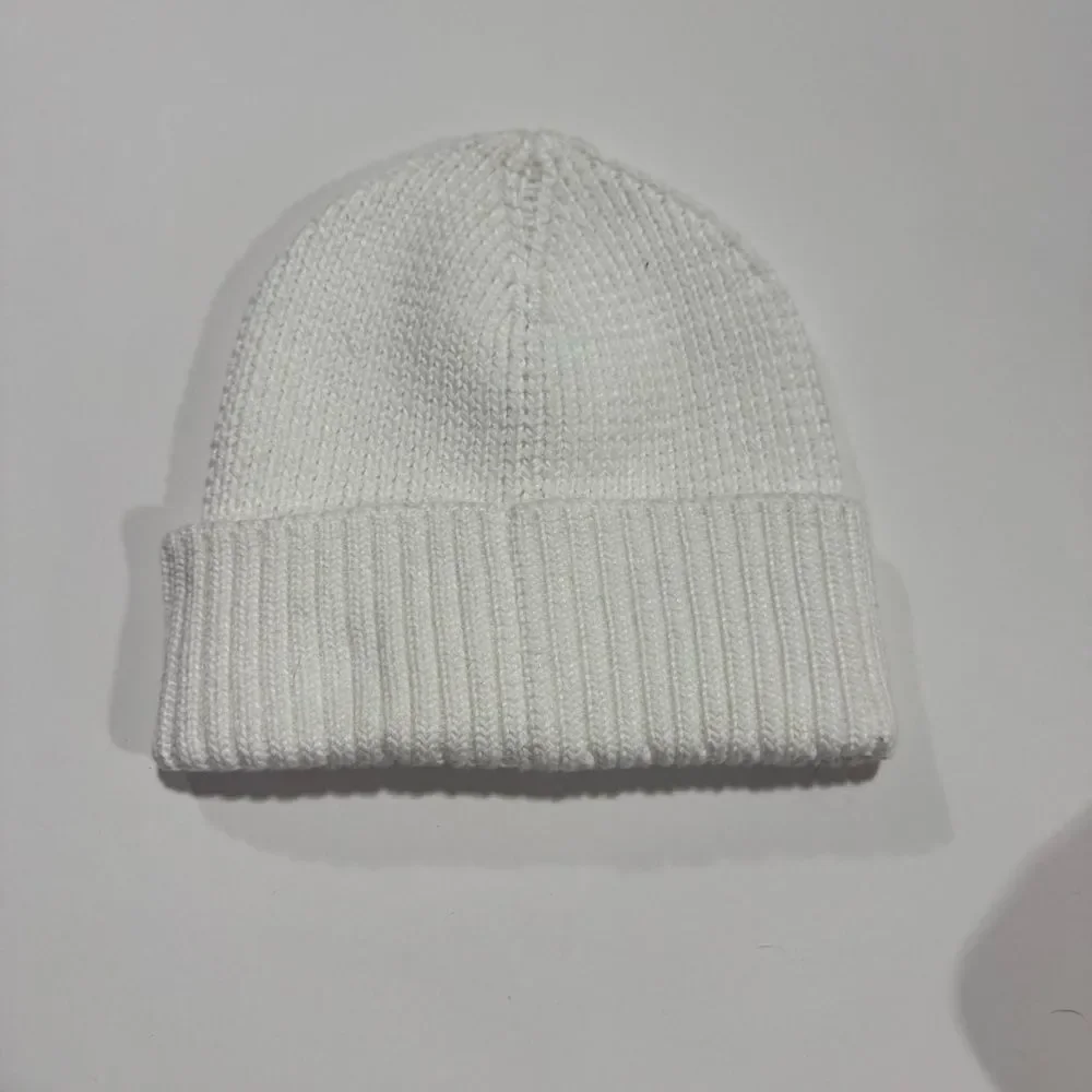 Adidas White Knit Beanie Skull Cap